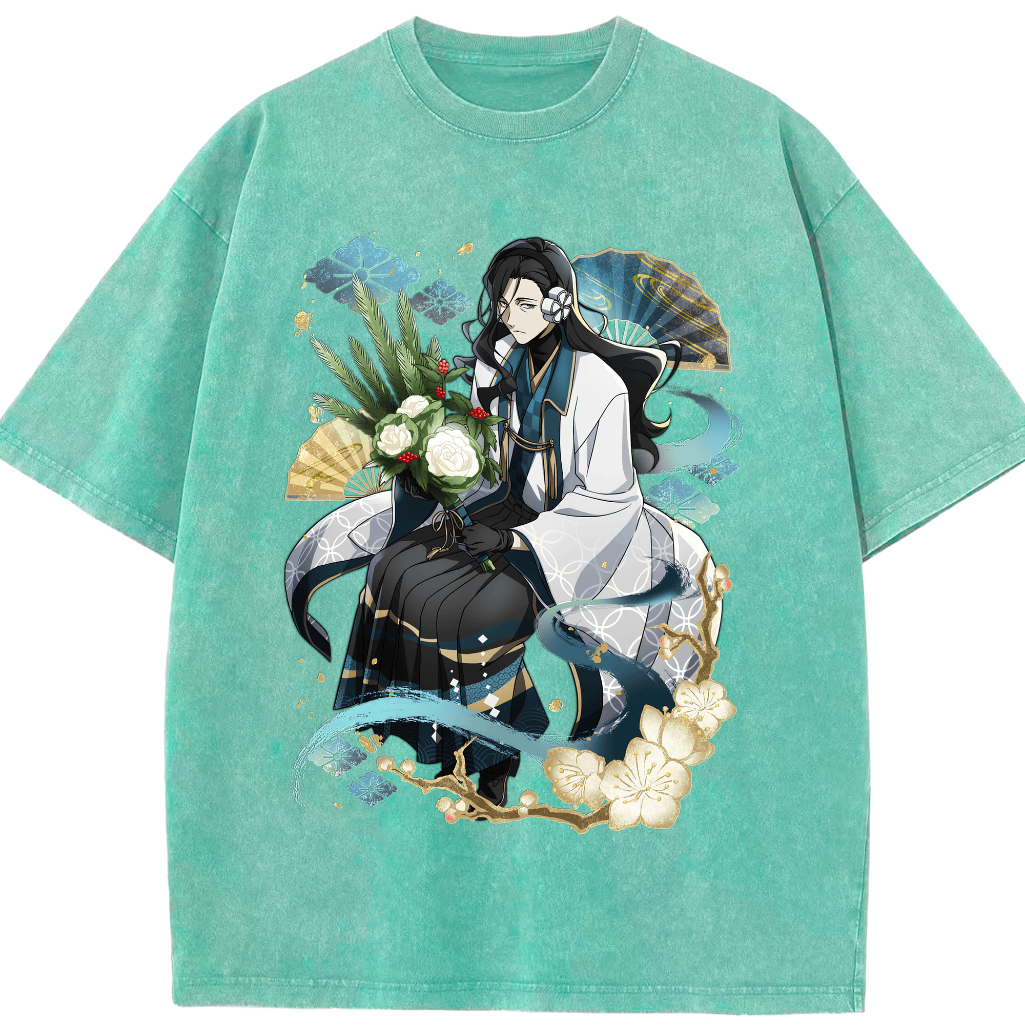 （画像用） 文豪ストレイドッグス Bungo Stray Dogs 綿100% ヴィンテージ風 半袖Tシャツ（フロントプリント）